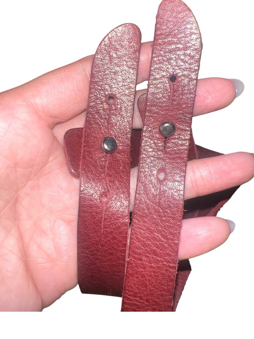 Trippen Orinoco Red Leather Wood Wedge Clog Sandals EU 38 Boho Artisan - Picture 7 of 10